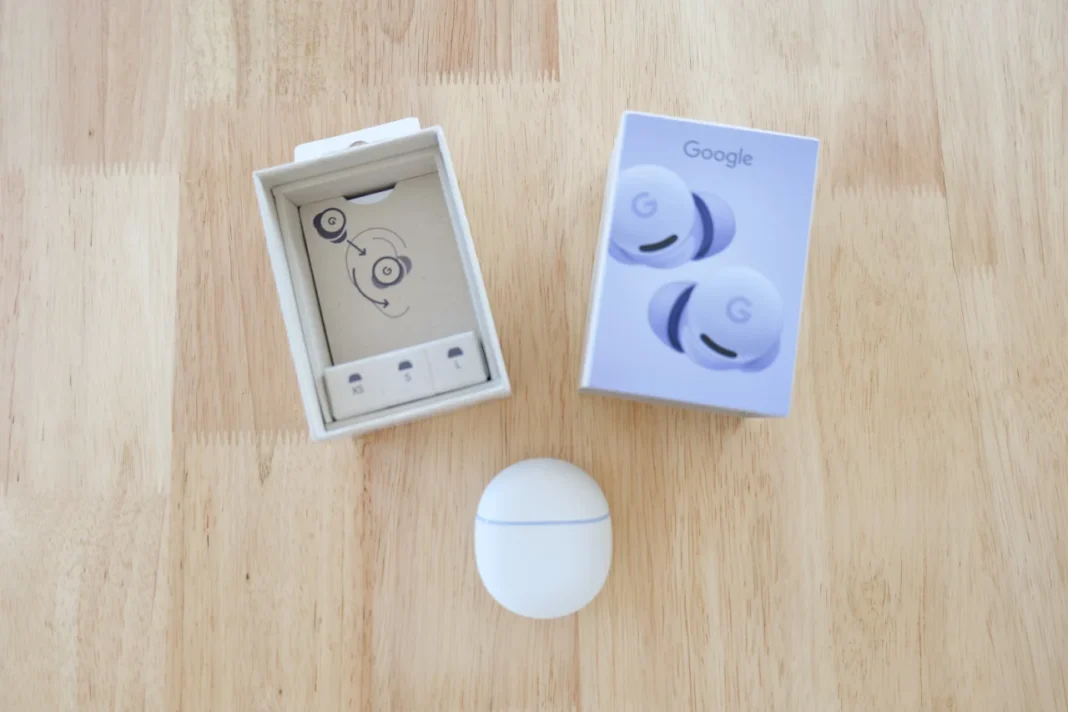 Pixel Buds 2a - tamanho borracha