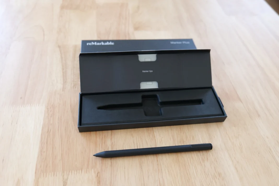 Caneta Marker Plus - vista geral