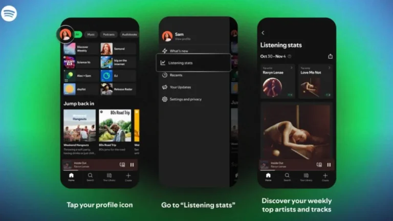 Spotify lança as Weekly Listening Stats inspiradas no Wrapped