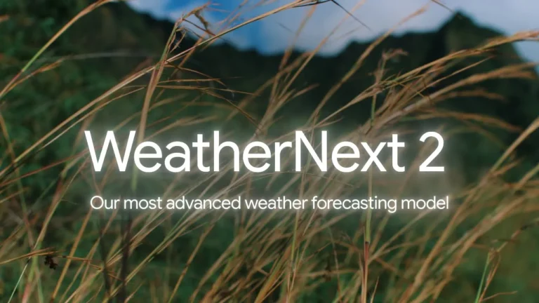 Google apresenta o WeatherNext 2 para previsões do tempo mais rápidas e detalhadas