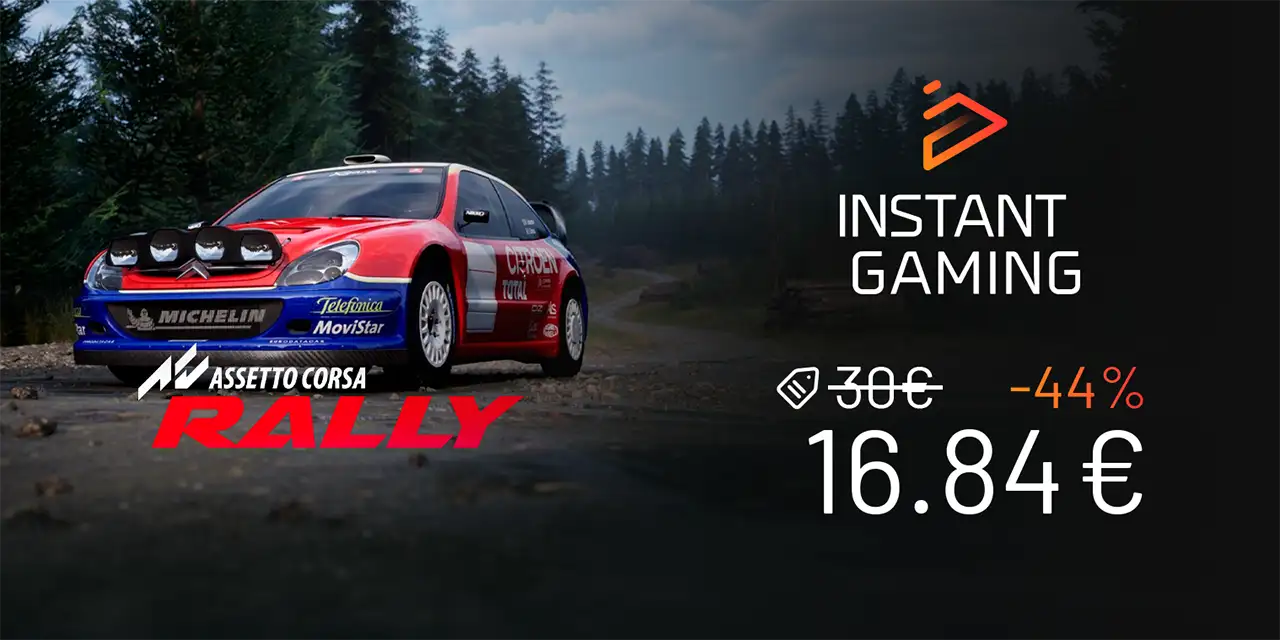 Grandes aventuras e muita velocidade à vossa espera na Instant Gaming 1 assetto corsa rally instant gaming post