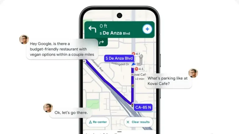 Google Maps recebe integração do Gemini com navegação por marcos visuais e comandos por voz