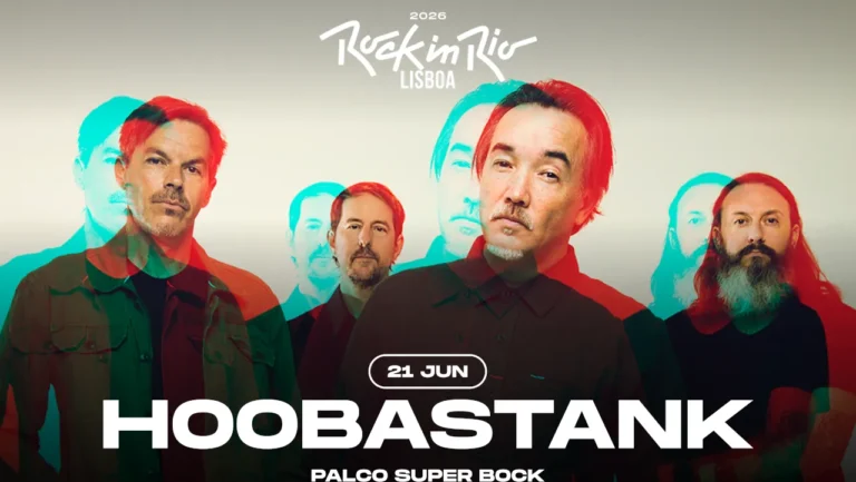 Hoobastank, Blasted Mechanism e Tara Perdida no Rock in Rio Lisboa 2026
