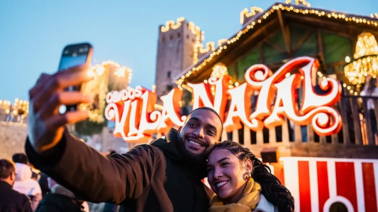 Óbidos Vila Natal recria uma fábrica cheia de fantasia