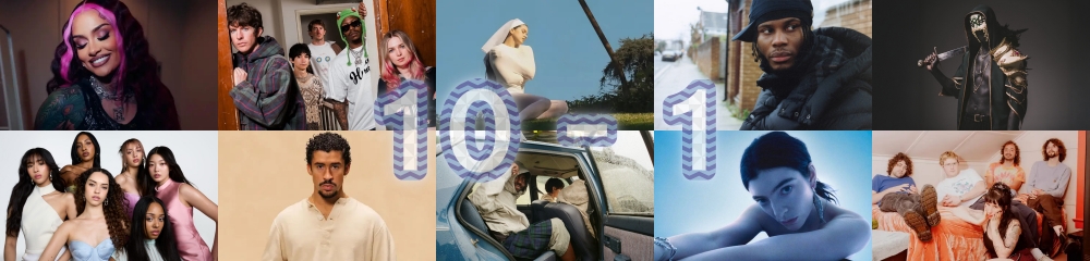 As 100 melhores músicas de 2025 20 Rosalía - Reliquia
Jim Legxacy - father
Turnstile - BIRDS
Lorde - What Was That
Blood Orange - Mind Loaded ( ft. Caroline Polachek, Lorde, & Mustafa)
Bad Bunny - Baile Inolvidable
Wednesday - Townies
Sleep Token - Caramel
KATSEYE - GNARLY
Kehlani - Folded