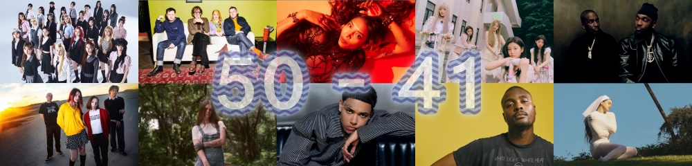 As 100 melhores músicas de 2025 6 kwn - do what i say
Rosalía - Berghain (ft. Björk and Yves Tumor)
Ethel Cain - Fuck Me Eyes
Momma - I Want You (Fever)
Pulp - Spike Island
TripleS - 깨어 (Are You Alive)
Clipse - Chains & Whips (ft. Kendrick Lamar)
Nourished by Time - 9 2 5
SPELLLING - Portrait of My Heart"
ILLIT - Billyeoon Goyangi (Do the Dance)