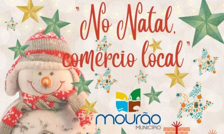 Mourão lança campanha No Natal, Comércio Local para apoiar o comércio tradicional
