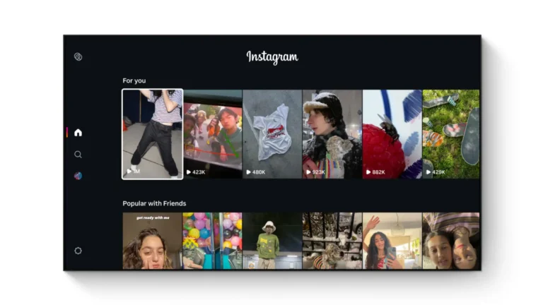 Meta lança Instagram para TV