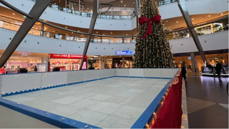 Braga recebe pista de gelo gratuita no centro comercial Nova Arcada