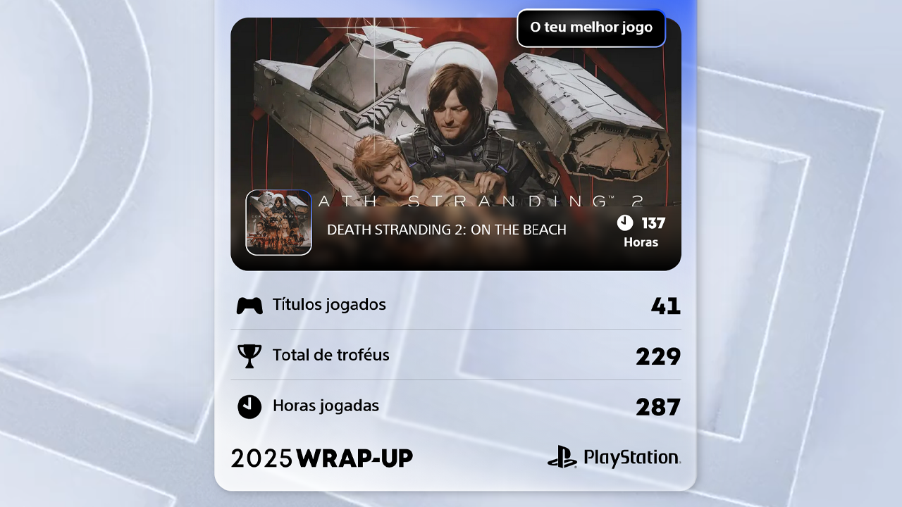 Revisita o teu ano da PlayStation com o PlayStation 2025 Wrap-Up 1 playstation 2025 wrap up 2