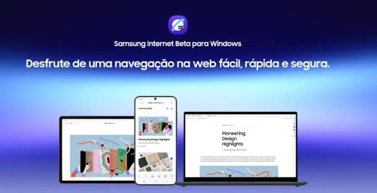 Samsung lança versão para Windows do seu navegador Samsung Internet