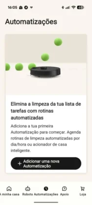 Aplica&ccedil;&atilde;o Roomba Home