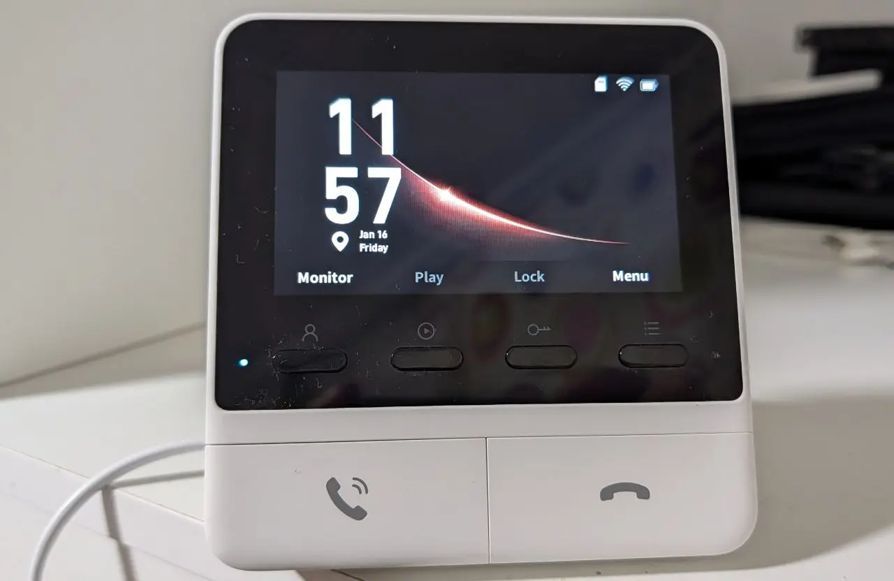 SwitchBot Smart Video Doorbell Review: Simples e funcional 6 Monitor do SwitchBot Smart Video Doorbell