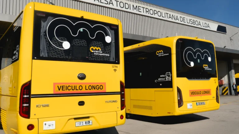Área 4 da Carris Metropolitana recebe 60 novos autocarros 100% elétricos