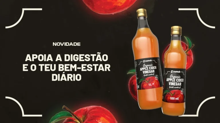 Zumub lança vinagre de sidra de maçã biológico obtido por dupla fermentação