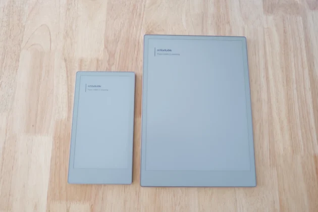 reMarkable Paper Pro Move - compara&ccedil;&atilde;o ecr&atilde;