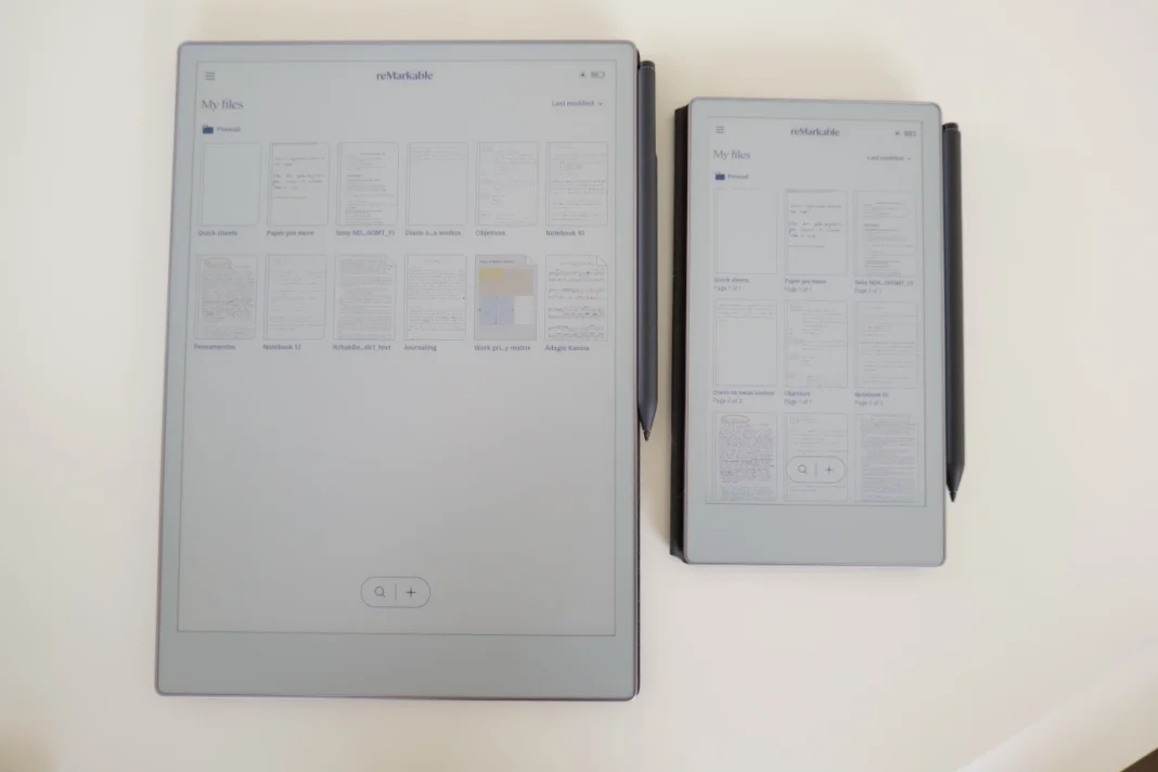 reMarkable Paper Pro Move - p&aacute;gina inicial
