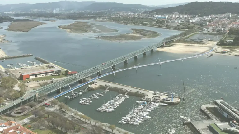 Rio Lima terá nova ponte com 855 metros para peões e ciclistas em forma de “S”