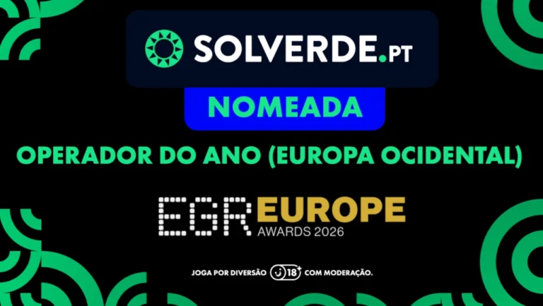 Solverde.pt entre os nomeados dos EGR Europe Awards 2026