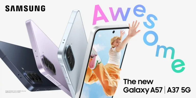 Samsung anuncia os novos Galaxy A57 5G e A37 5G