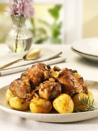 Cozinha Continente - Cabrito assado com batatas