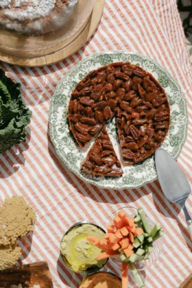 Tarte de Noz Pecan e Speculoos