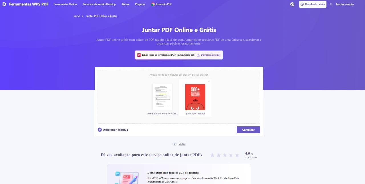 Juntar PDF