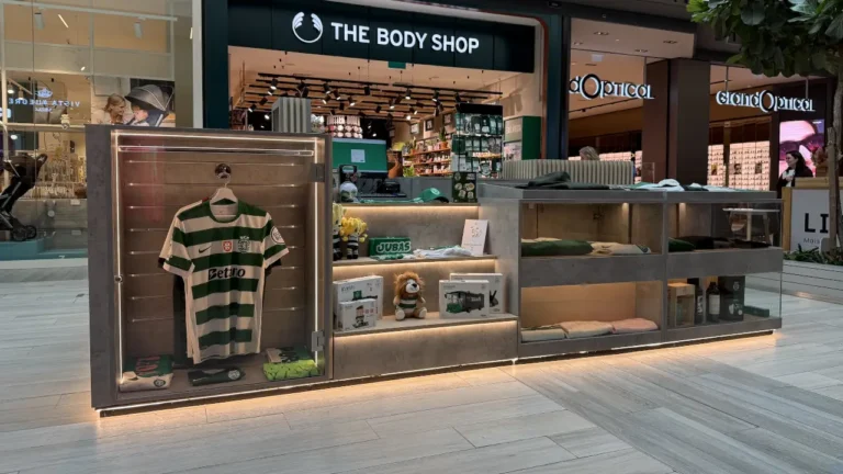 Sporting leva experiência das lojas oficiais ao CascaiShopping