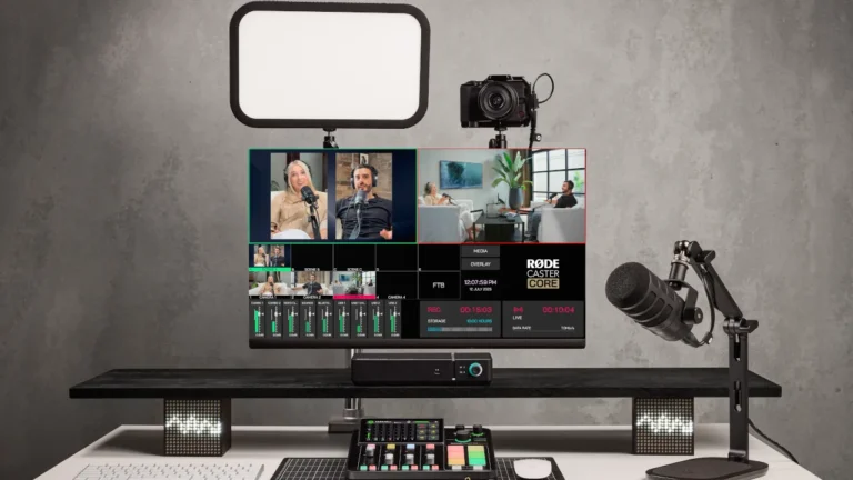 RØDE lança RØDECaster Video Core e aproxima áudio e vídeo num único sistema