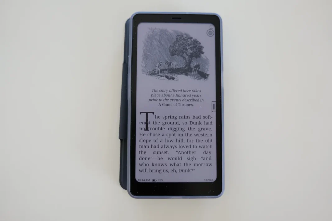 BOOX Palma 2 Pro - texto e imagem