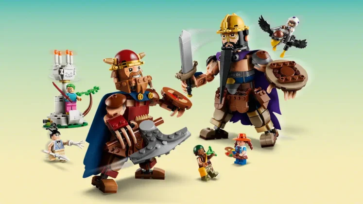 LEGO One Piece Dorry contra Brogy &ndash; Gigantes de Little Garden