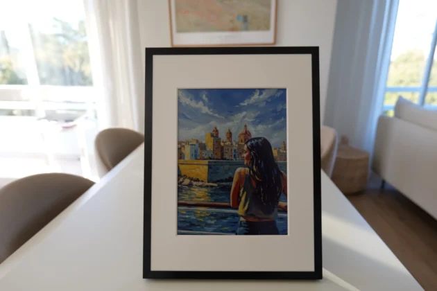 SwitchBot AI Art Frame - pintura &oacute;leo IA