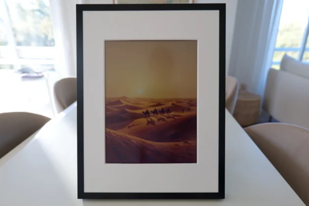 SwitchBot AI Art Frame - camelos (prompt)