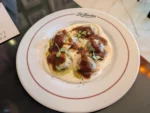 La Fiorentina - Raviolo di coda alla vacinara con crema di pecorino