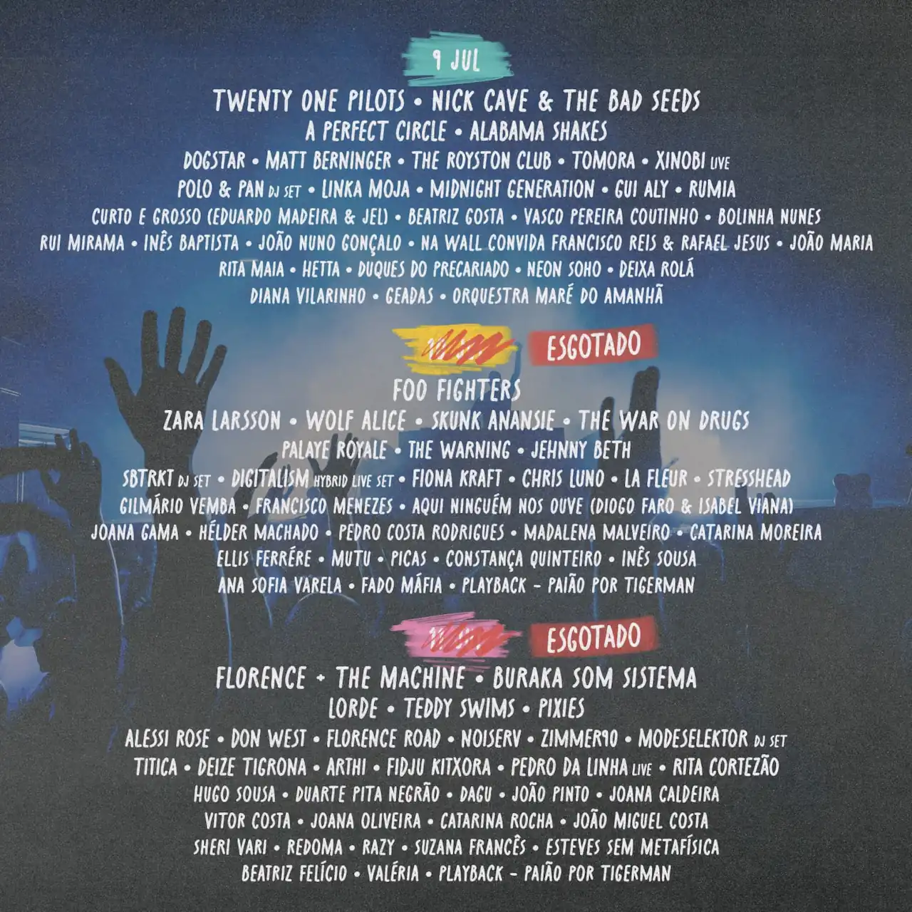 NOS Alive 2026 - cartaz