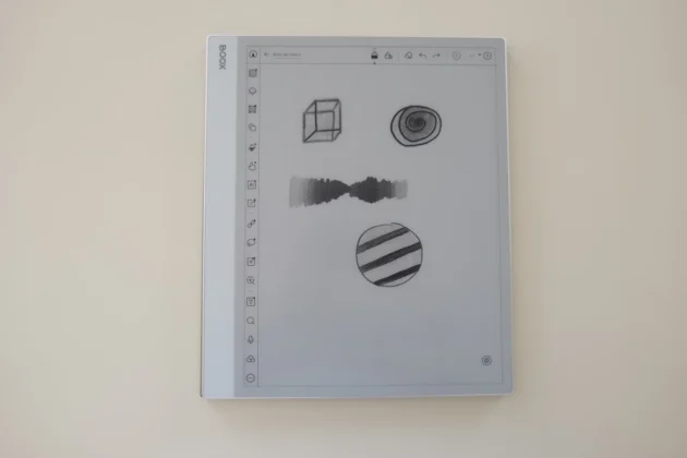 Boox Note Max - desenho l&aacute;pis
