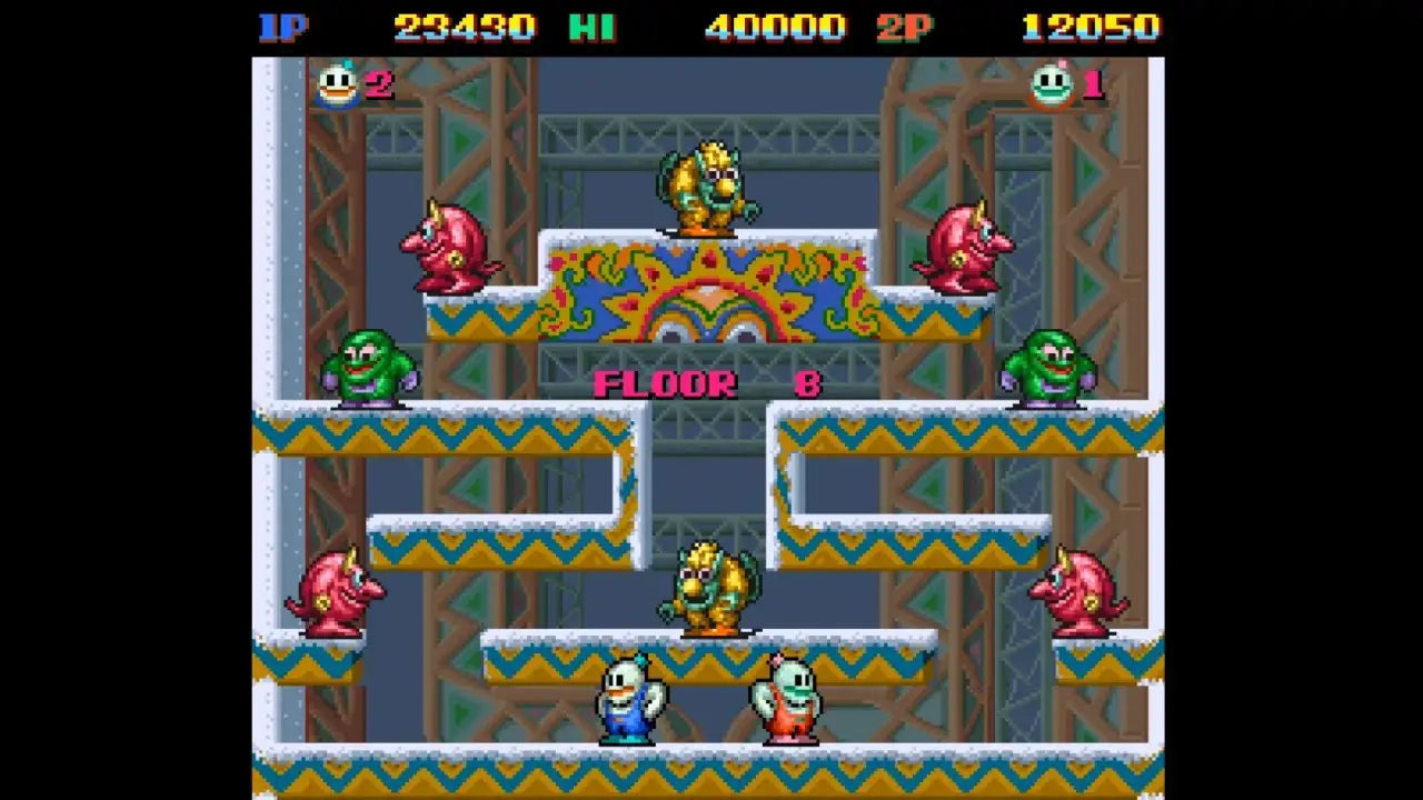 snnow bros arcade echo boomer
