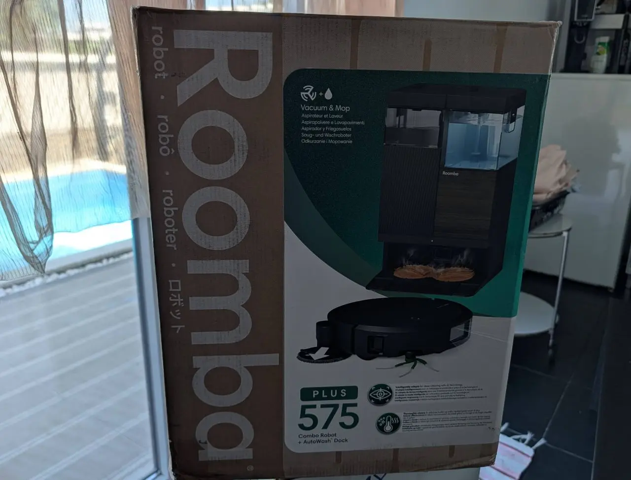 Caixa Roomba Combo 575 Plus