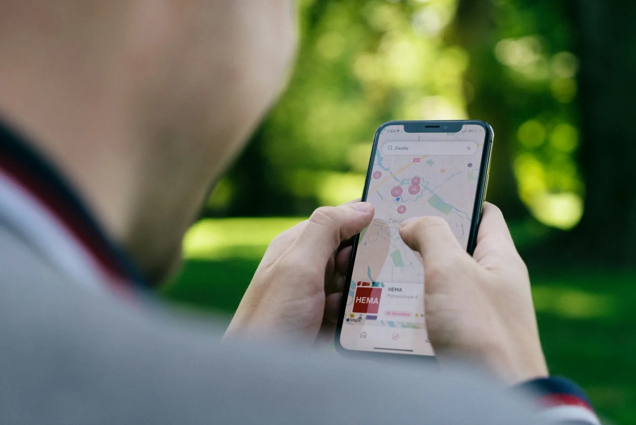 Como rastrear um número de telemóvel e localizar um dispositivo 1 mapa smartphone