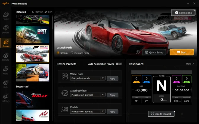 PXN SimRacing Software