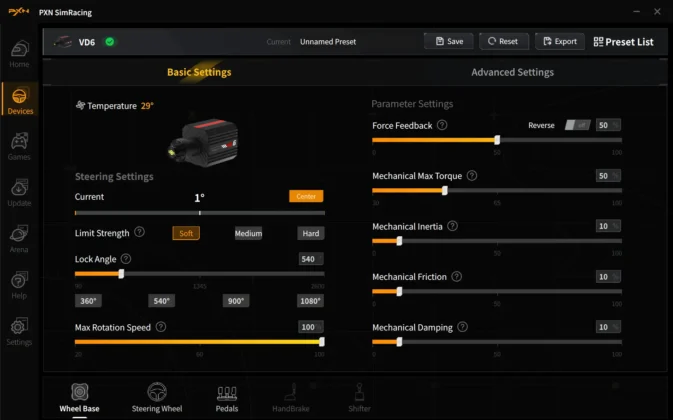 PXN SimRacing Software
