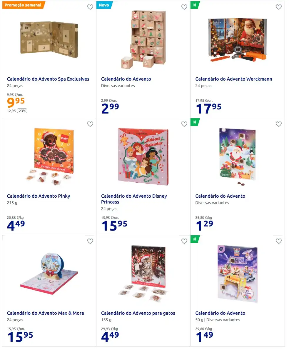 Calendarios do Advento
