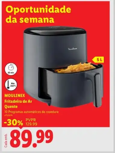 Uma das melhores air fryer da Moulinex chegou às lojas Lidl com o melhor preço de sempre 1 air fryer da Moulinex