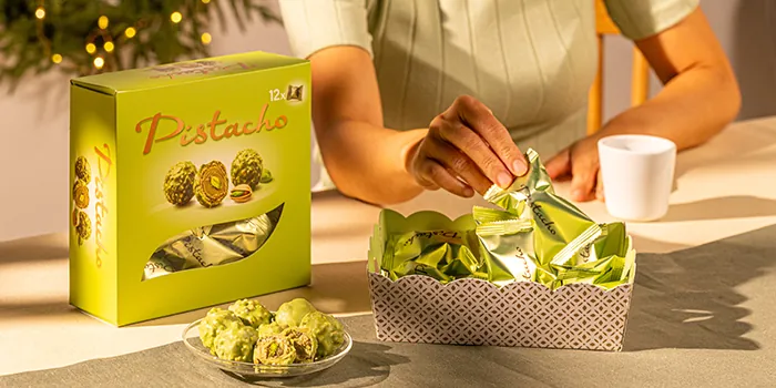 Bombons de pistacho Mercadona