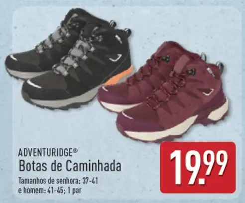 botas de caminhada do Aldi