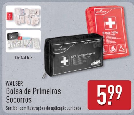 kit de primeiros socorros